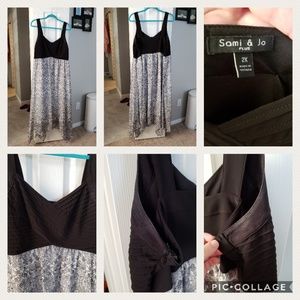 Black and white dress